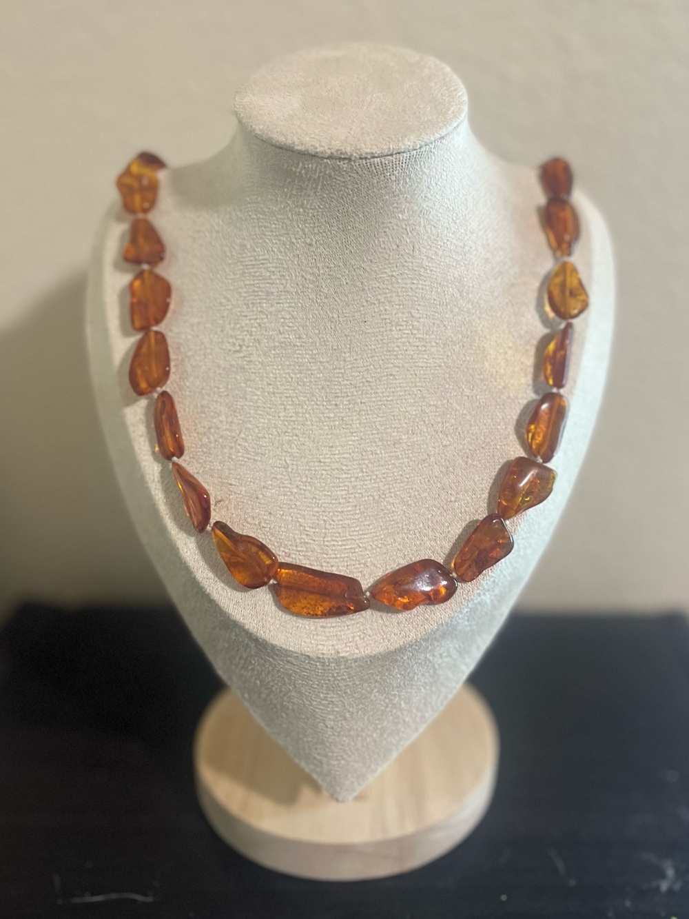 Vintage Baltic Amber Beaded Necklace